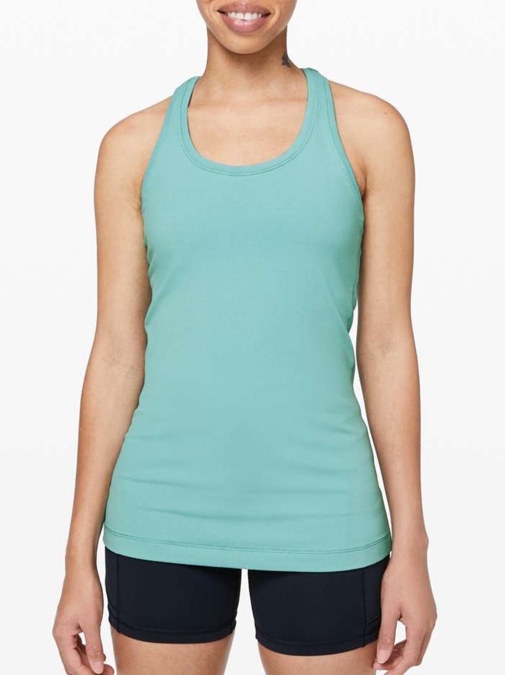 Lululemon Cool Racerback Tank Top Tidal Teal (measurements in pictures)